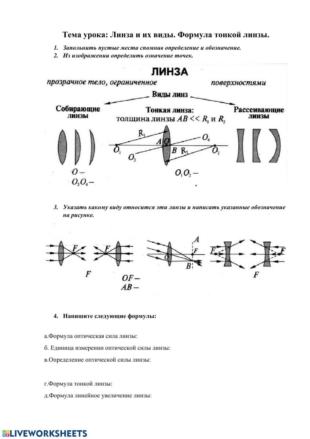 Тонкая линза