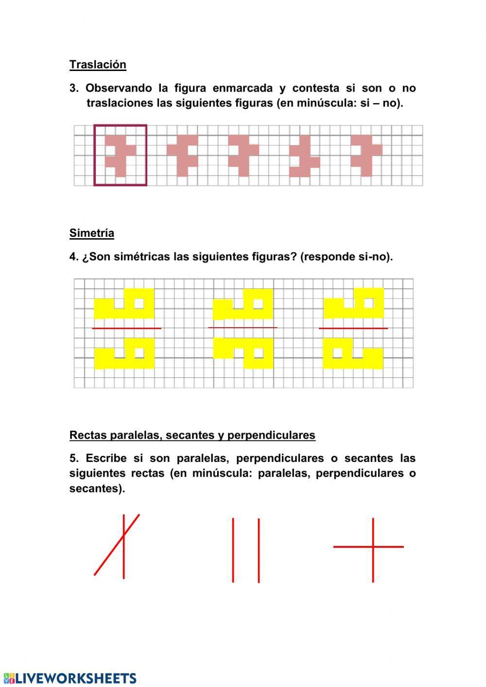 Geometría y orientación en el plano.