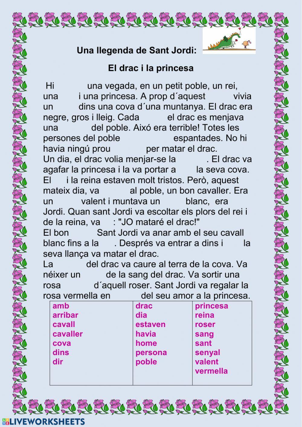 La llegenda de Sant Jordi