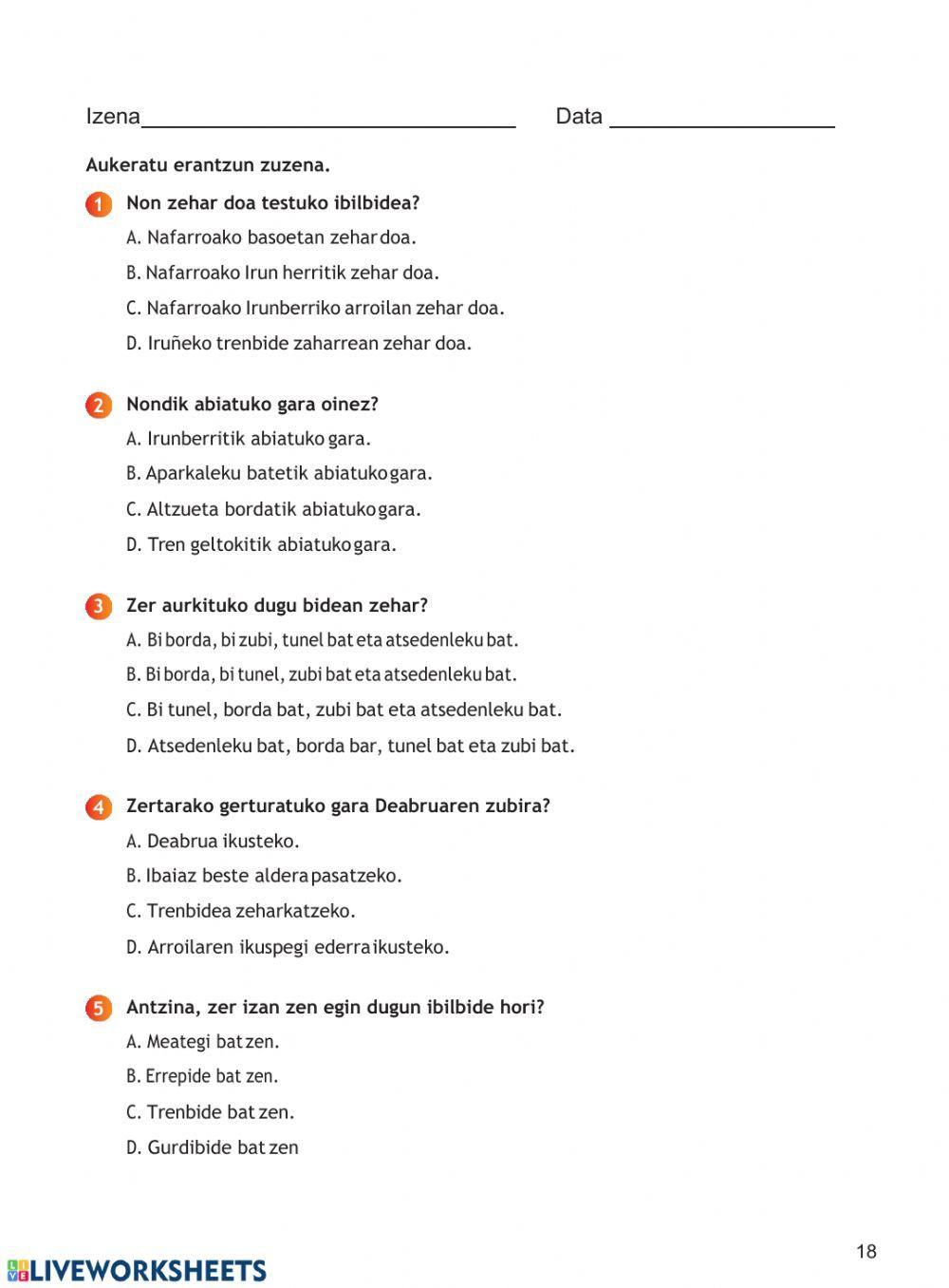 Irunberriko arroilan