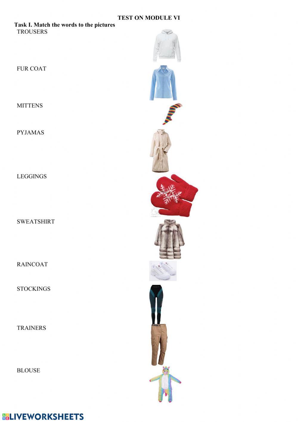 Test on module VI (Eng as a seconde language)