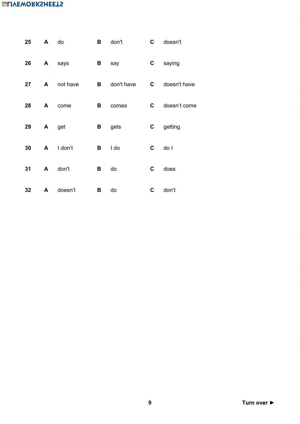 Empower A2 - Unit 2 Progress Test