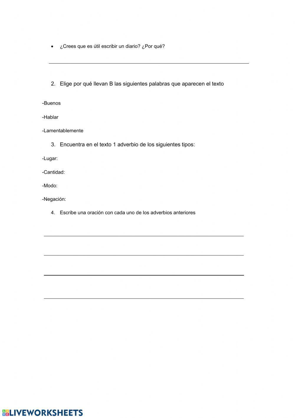 Comprensión lectora 5º de primaria