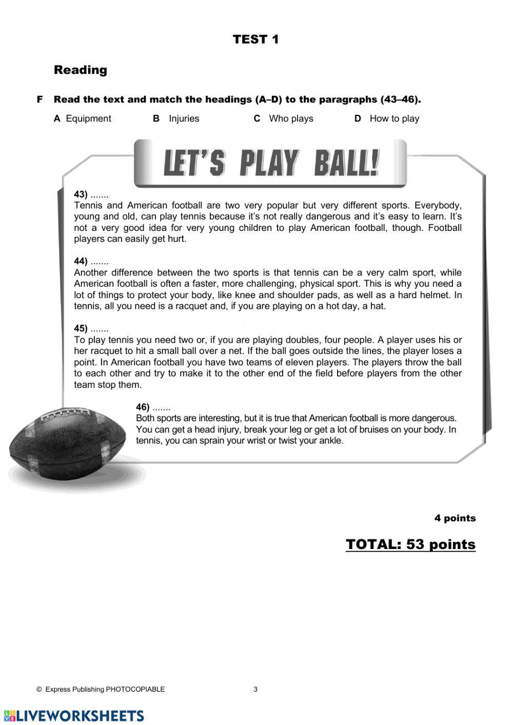 FORM 7a - TEST MODULE 7