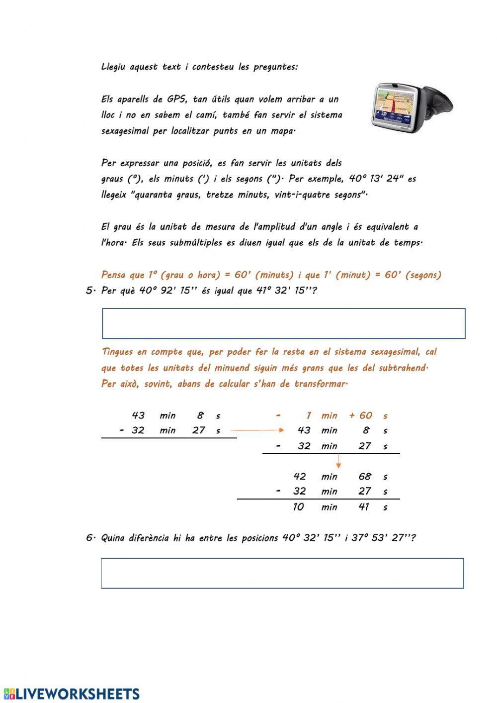 Les unitats de temps