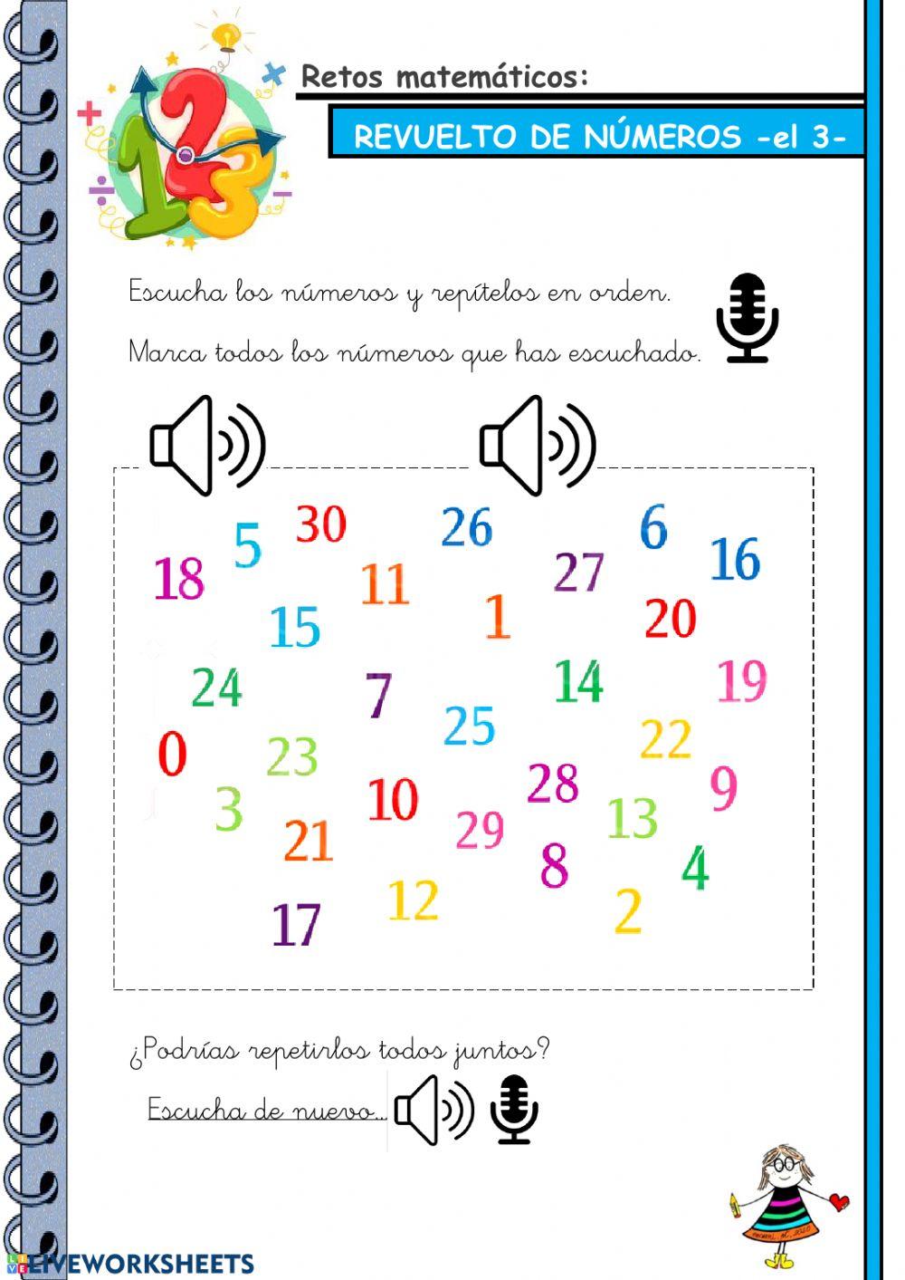 Revuelto de números -el 3-