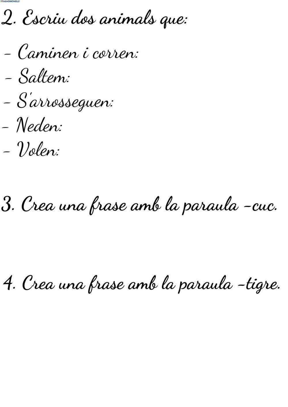 Com es desplacen els animals?