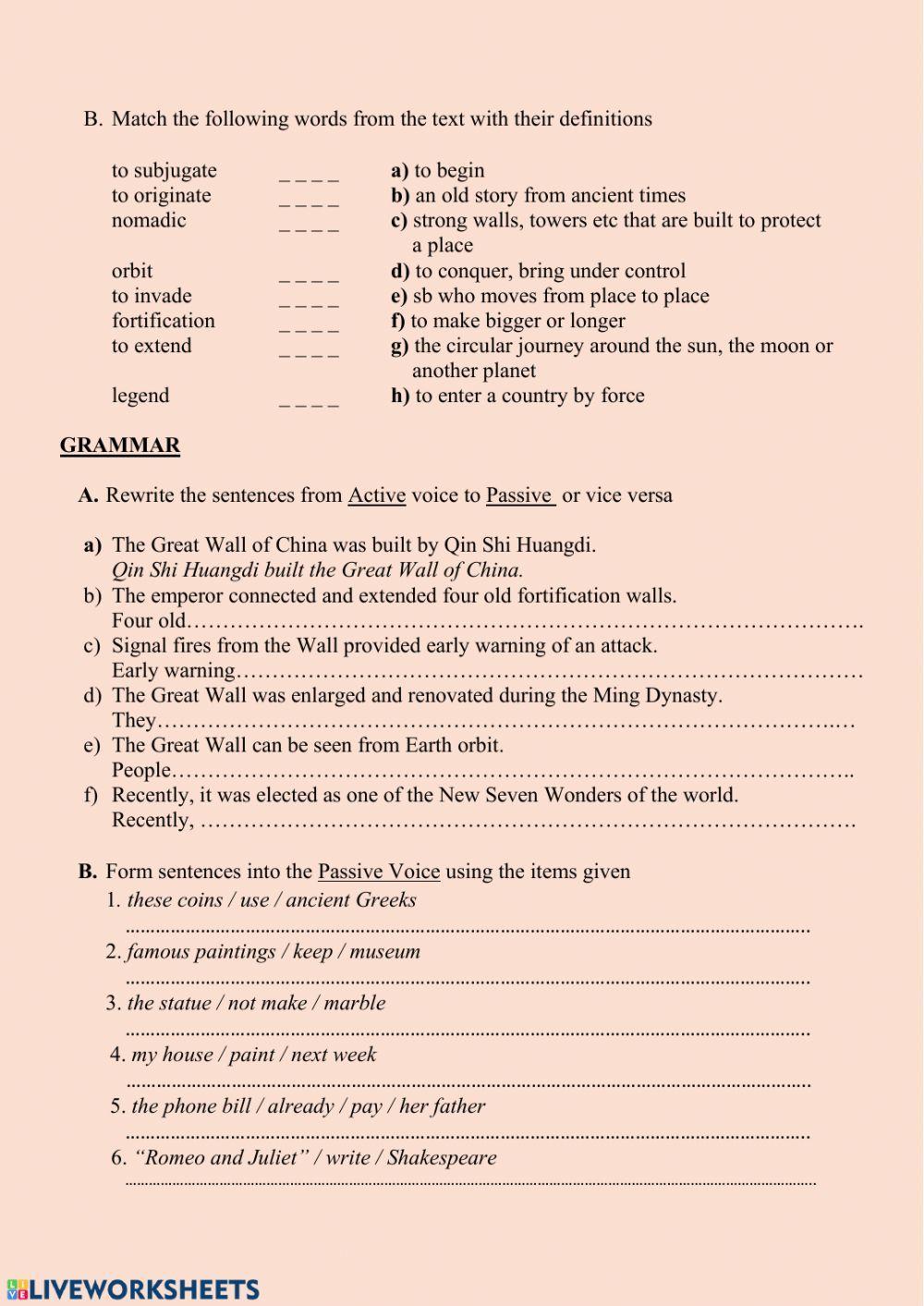 The Great Wall of China