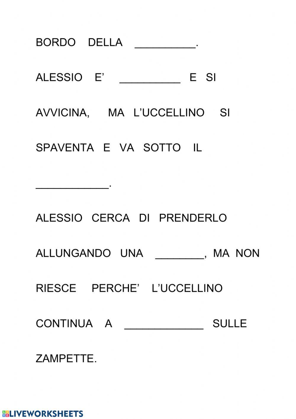 Un uccellino da salvare