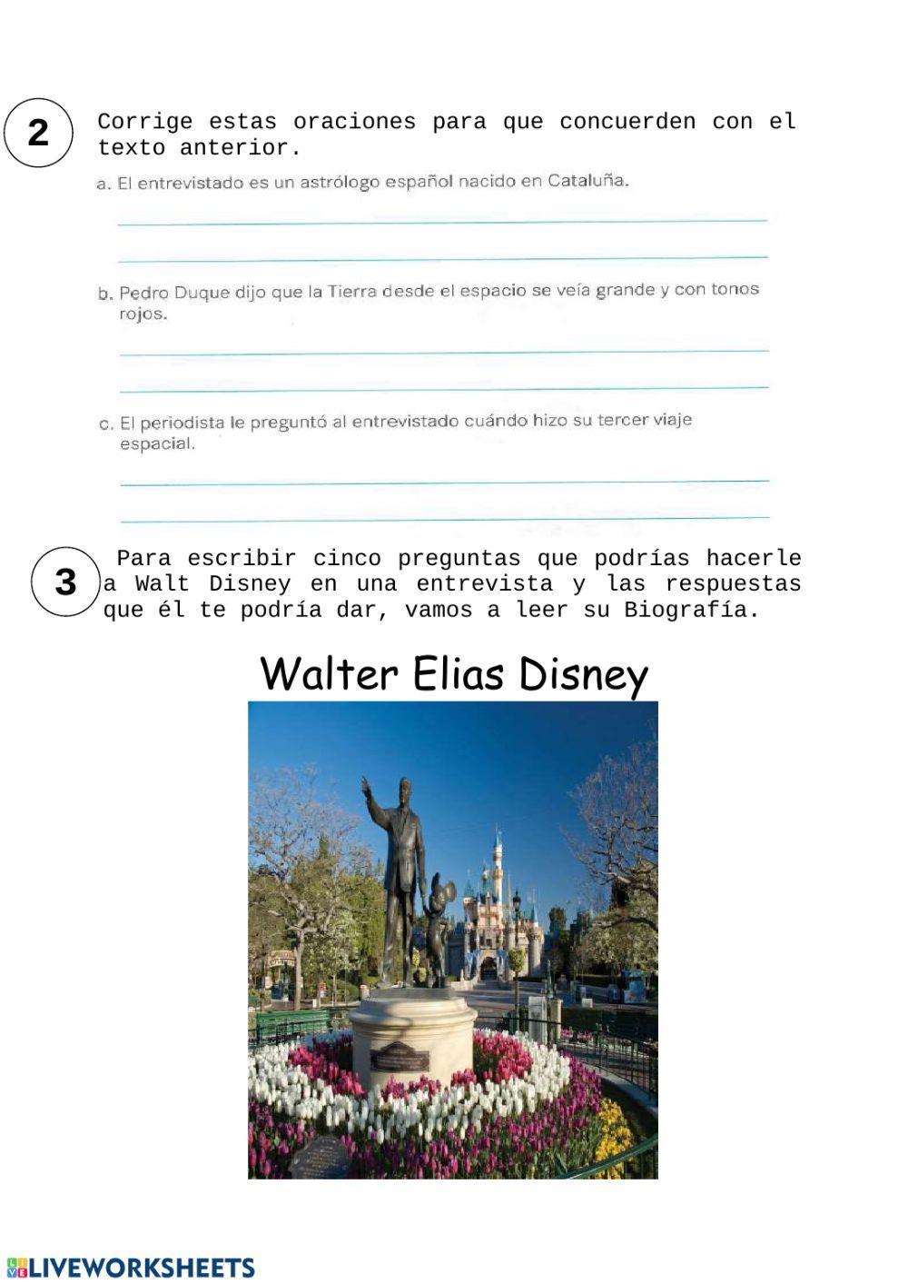 Escritura La entrevista