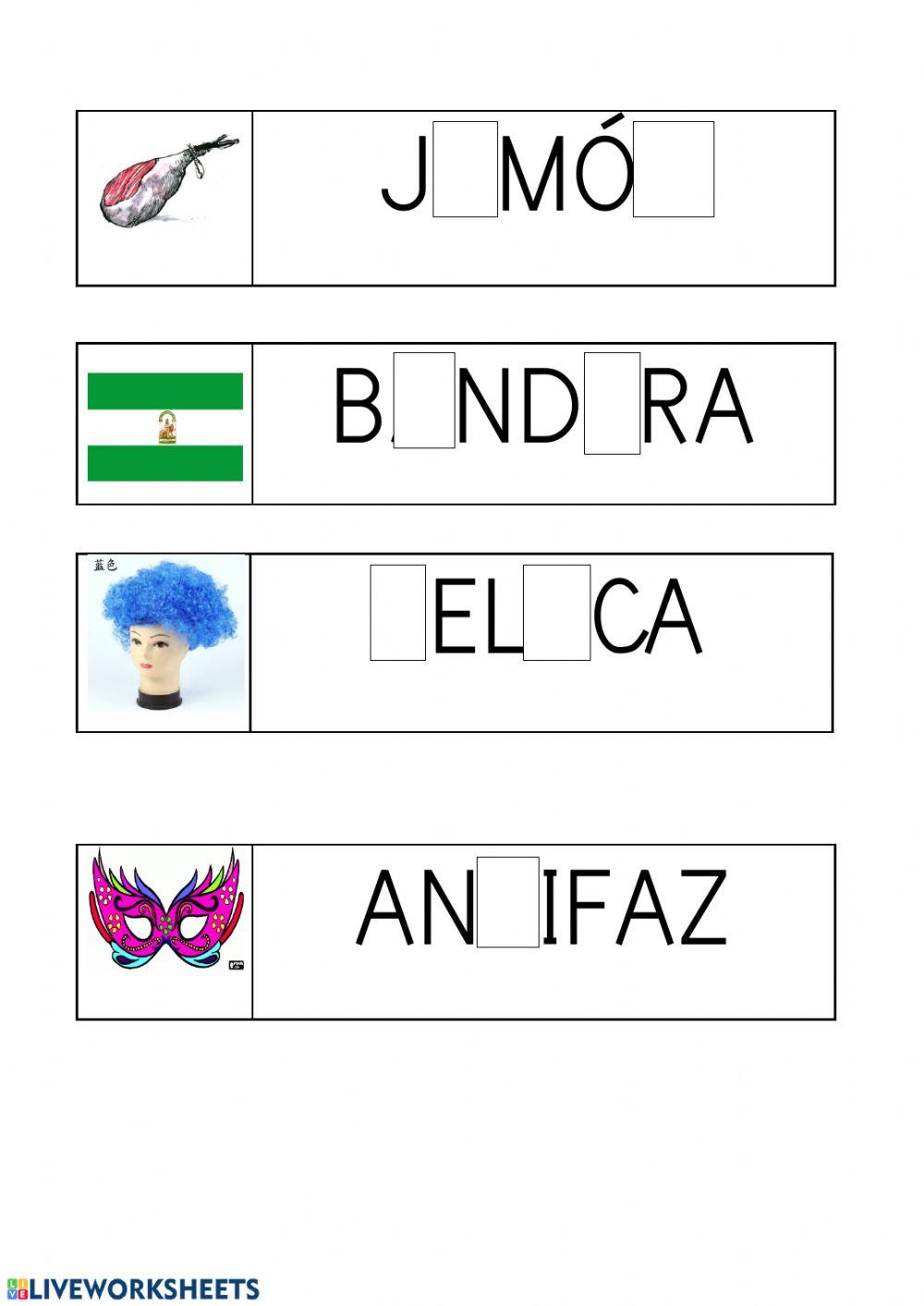 Completar la palabra