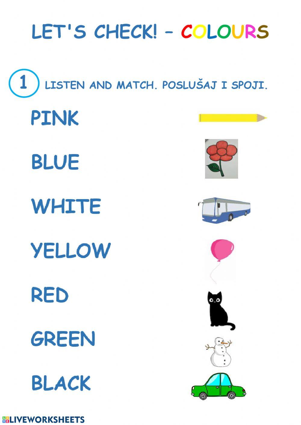 Let's check! - colours