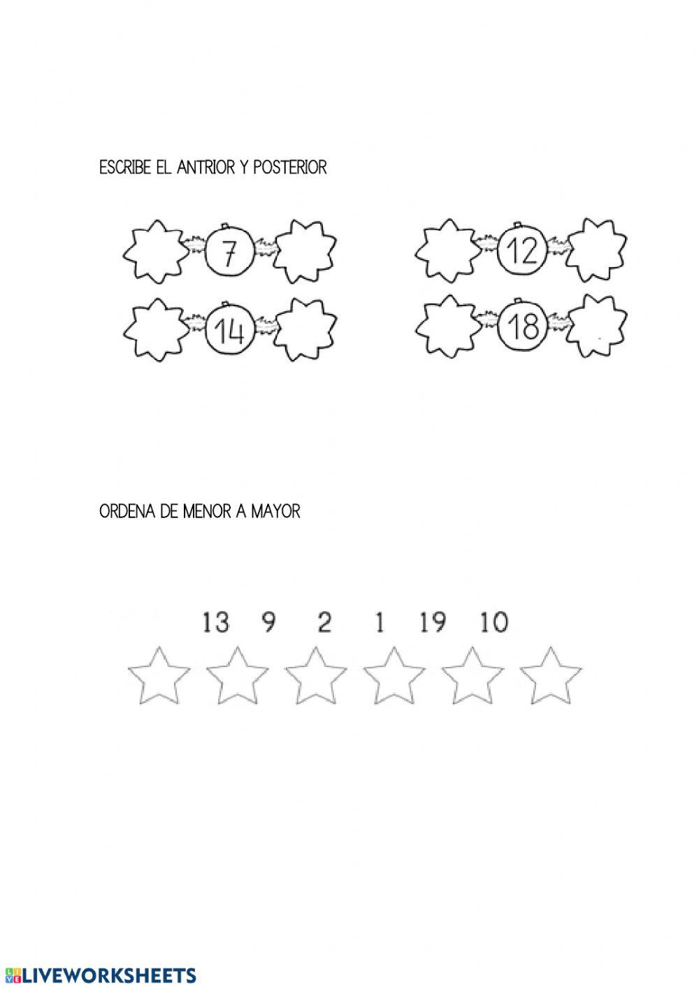 Anterior y posterior