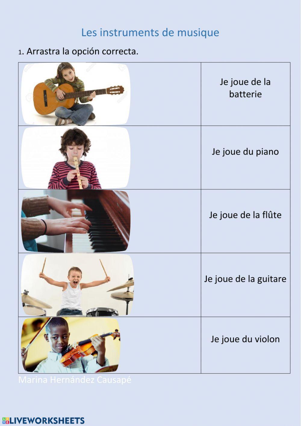 Les instruments de musique
