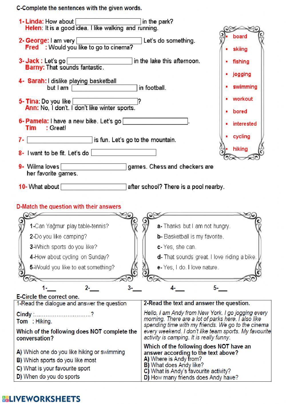 Fitness General Revision Page 2