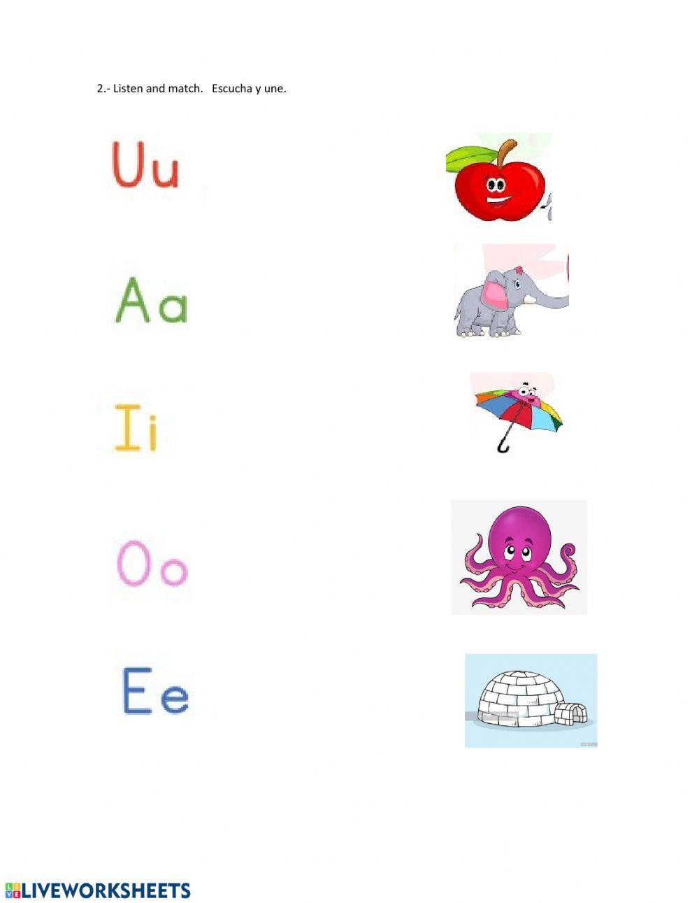 Vowels Pre-K