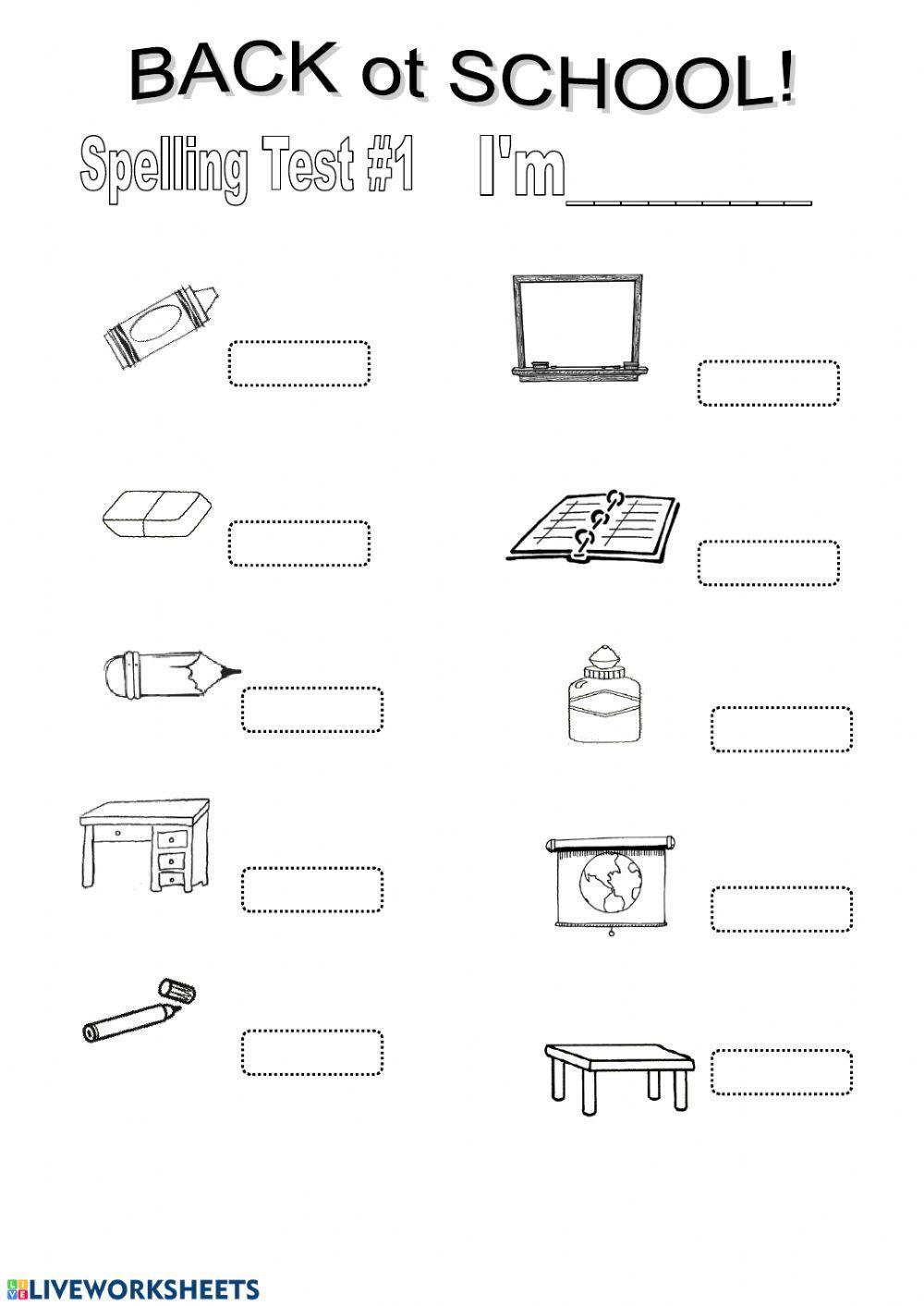 Classroom vocabulary