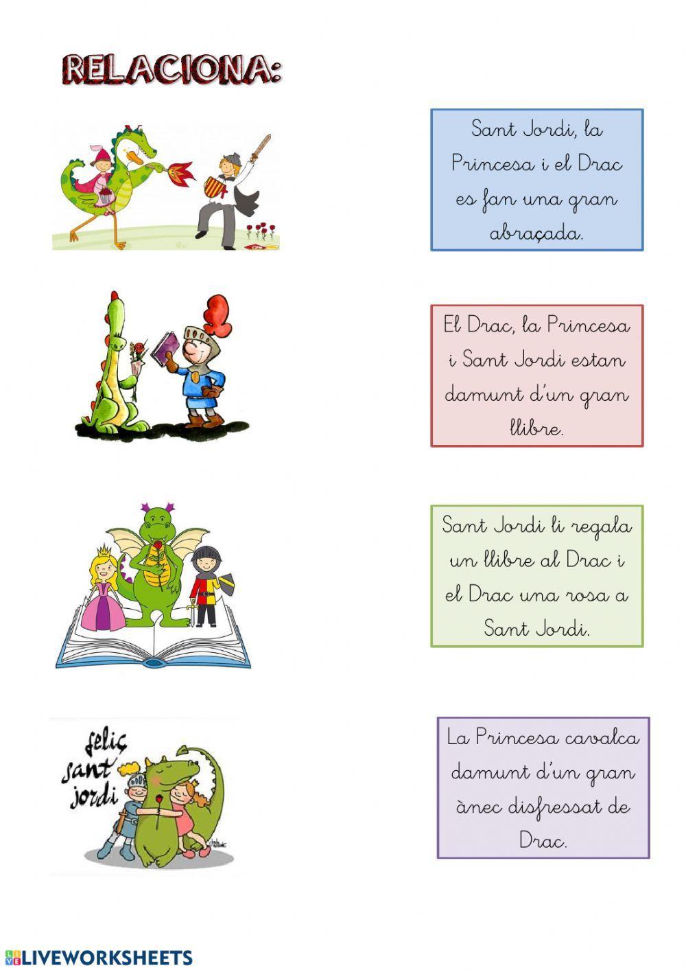 Comprensió lectora-Sant Jordi