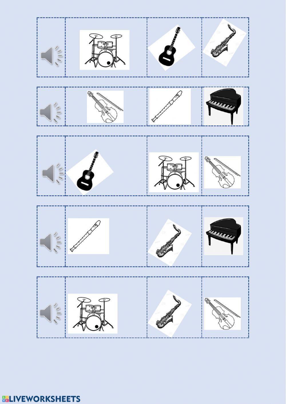Les instruments de musique