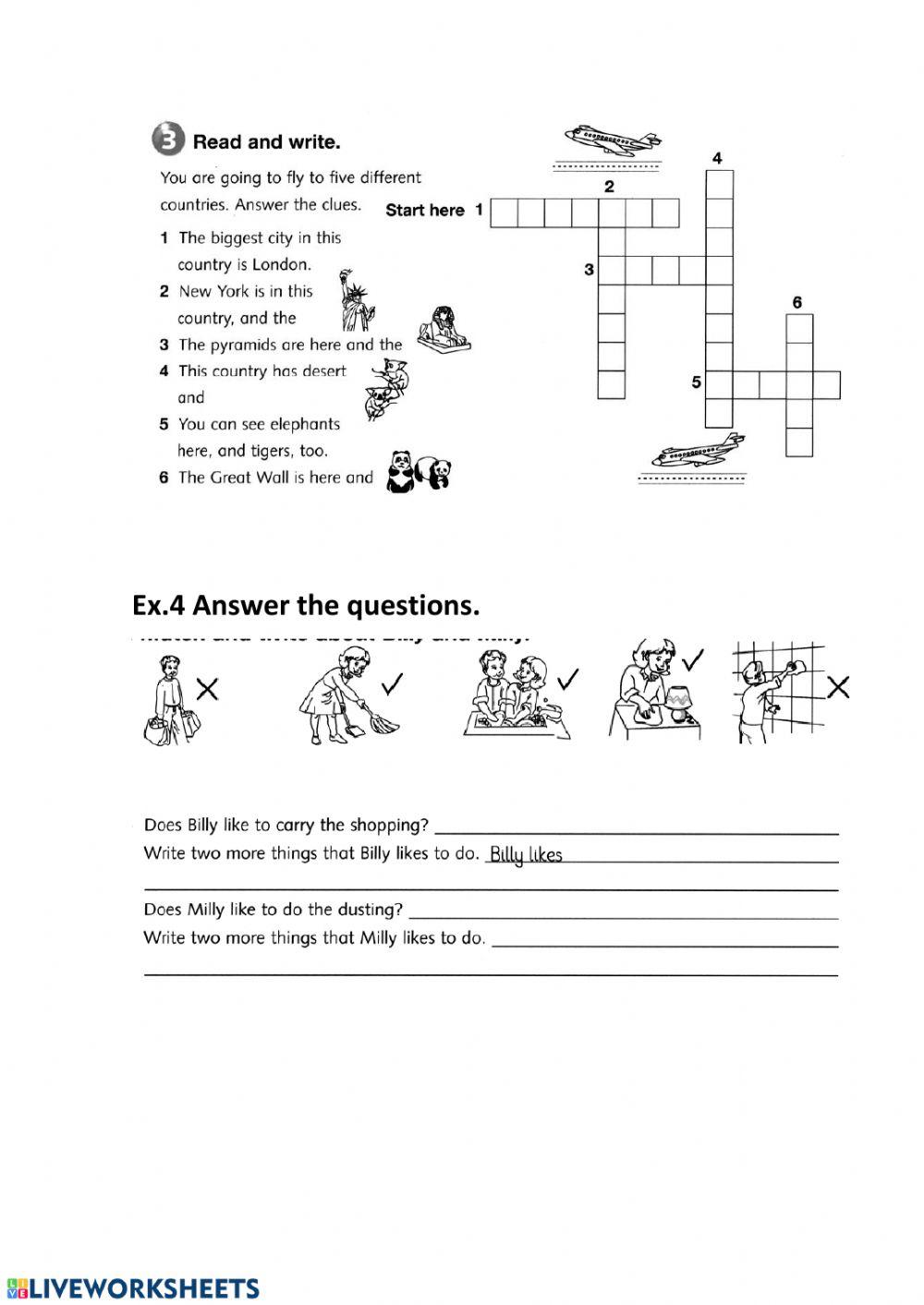 Present perfect and chores