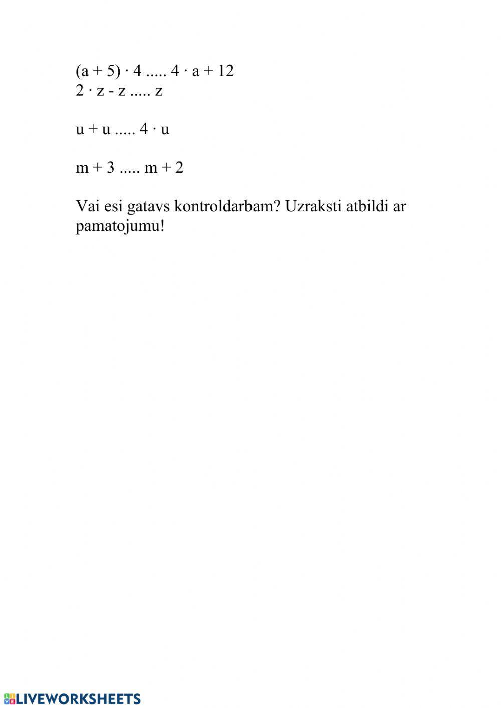 Darbības ar daudzciparu skaitļiem