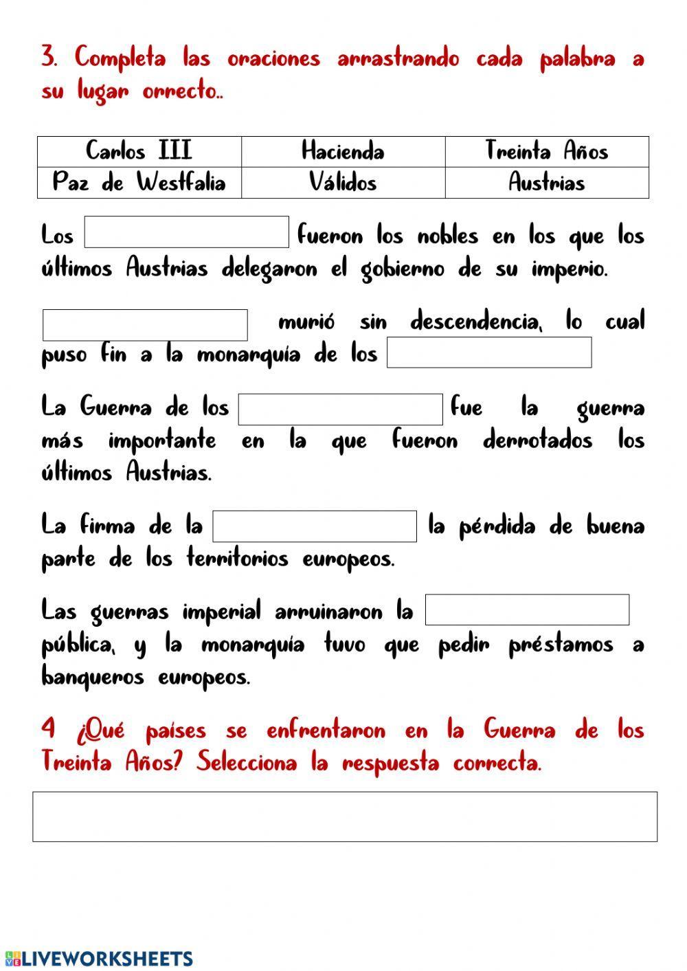 El declive de los Austrias