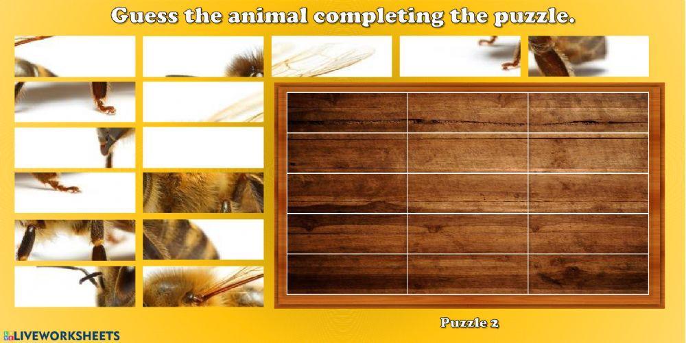 Animal puzzles