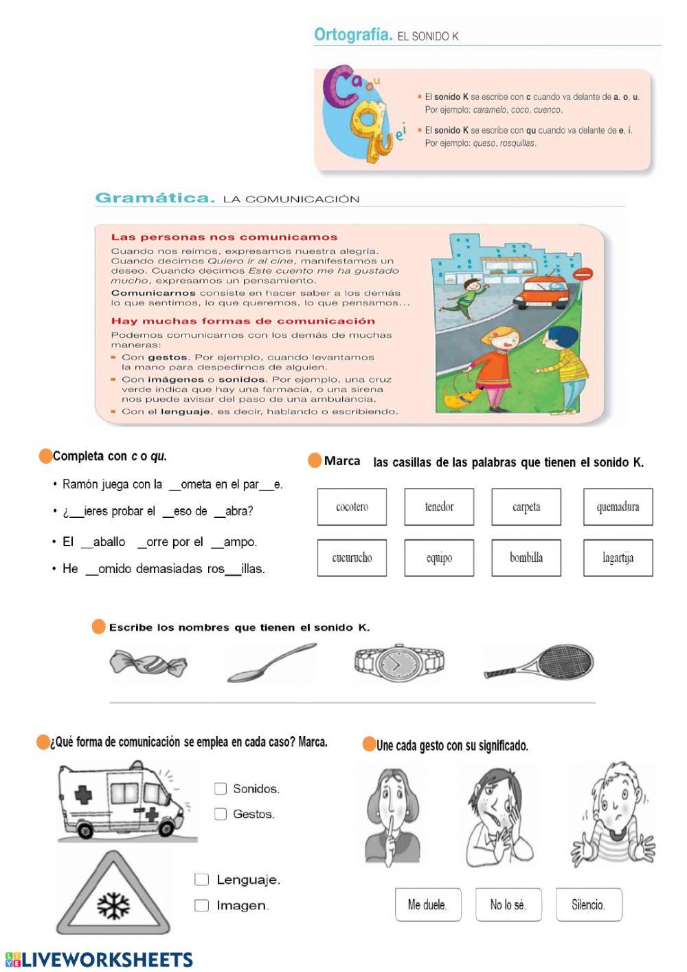 Sonido k  -  La comunicación