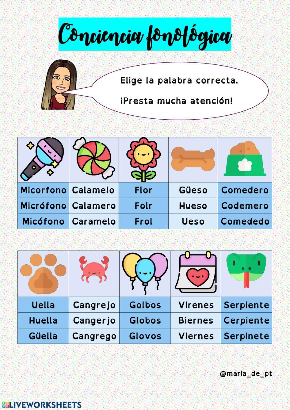 Conciencia fonológica-dislexia
