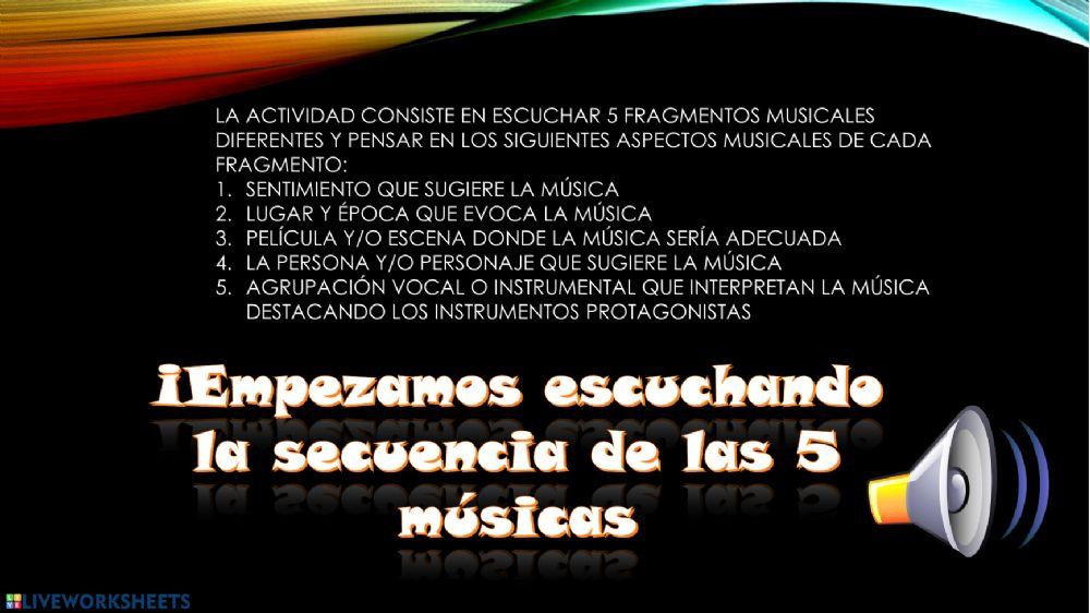 Analizamos melodías