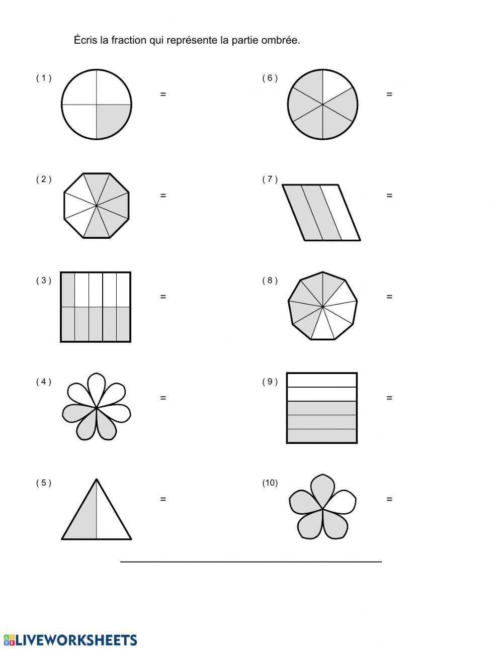 Reconnaitre des fractions