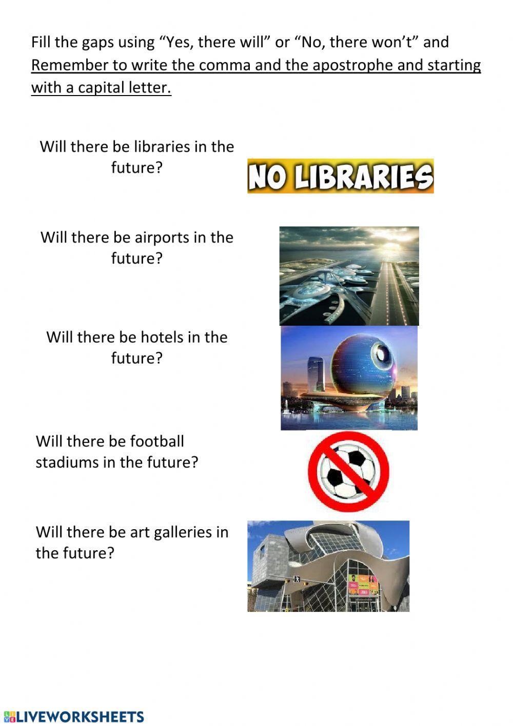 There will- there won't