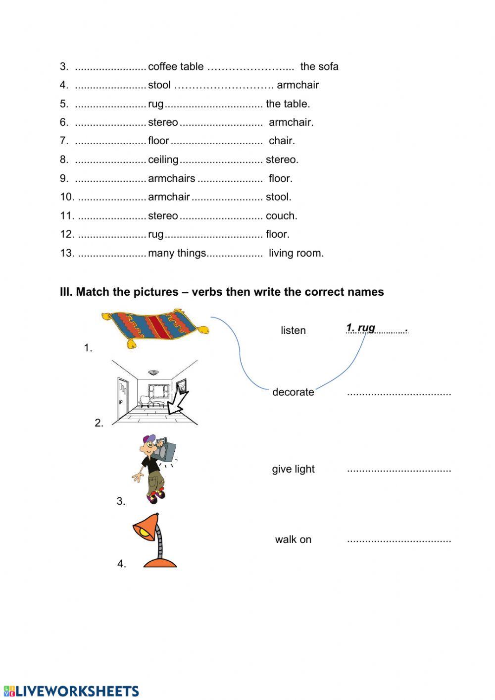 Things in the living room