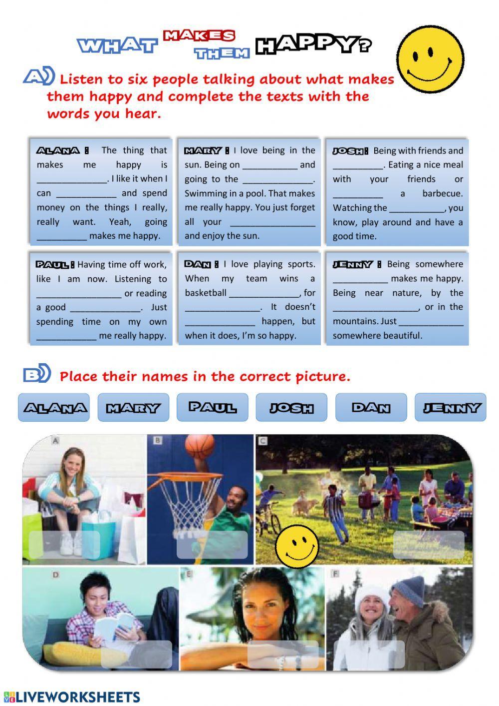 What makes them happy?