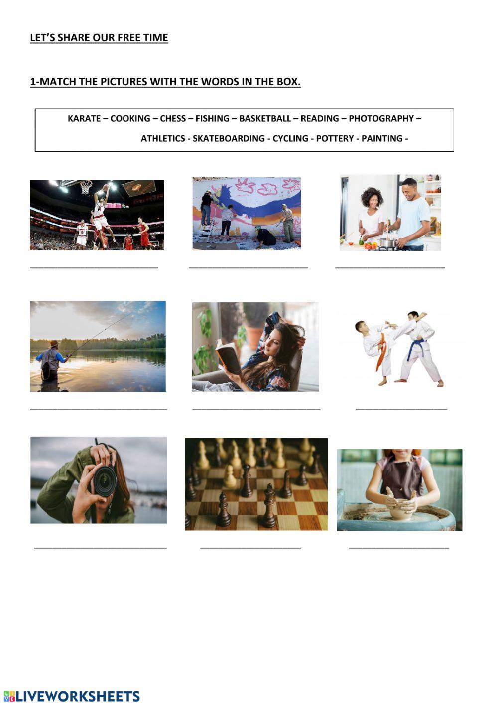 Free time activities