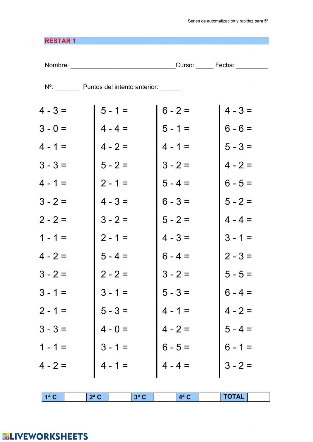 Cálculo mental series