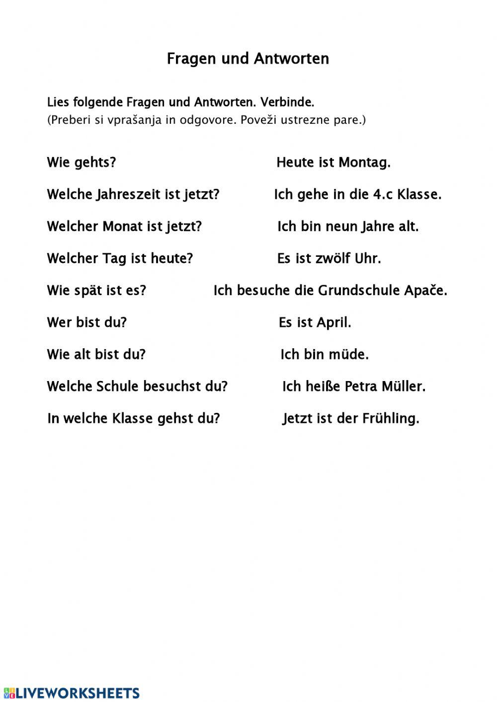 Fragen und Antworten