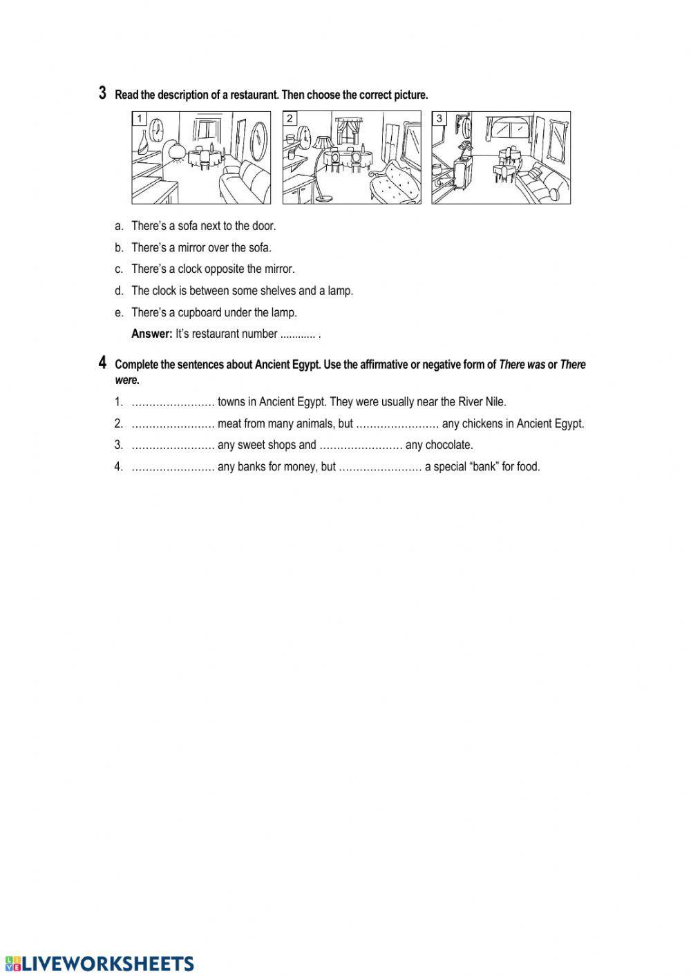 There was - There were