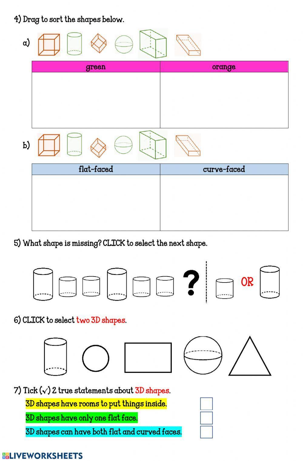 Worksheet 20 Geometry-Practice