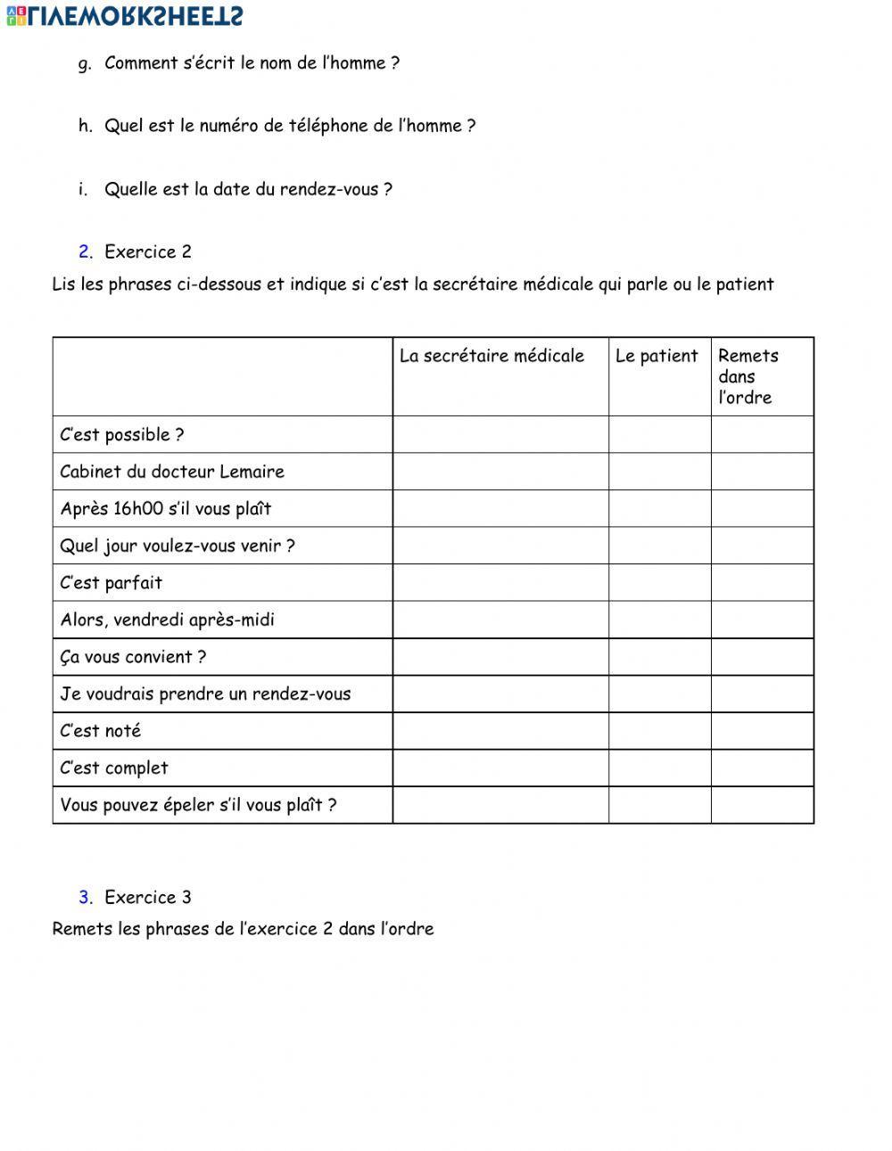 Rendez-vous médical