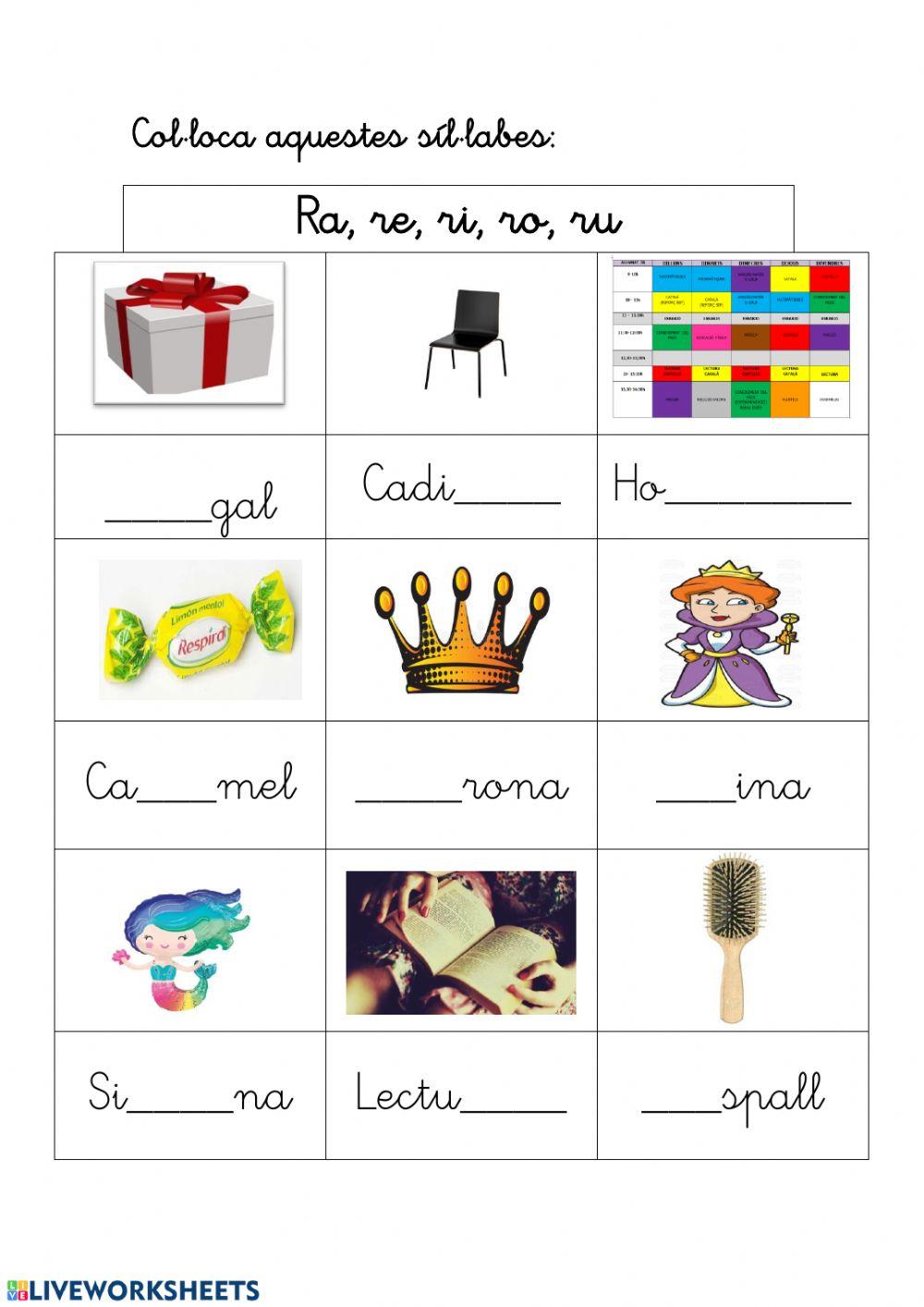 Lectoescriptura consciència fonològica lletra R