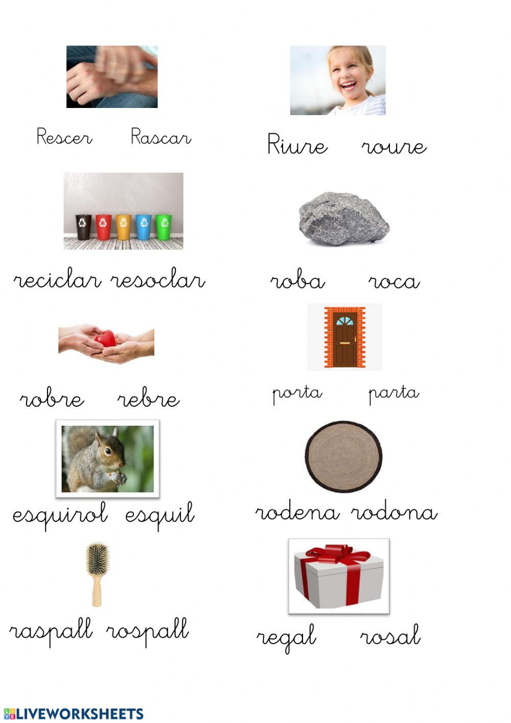 Lectoescriptura consciència fonològica lletra R