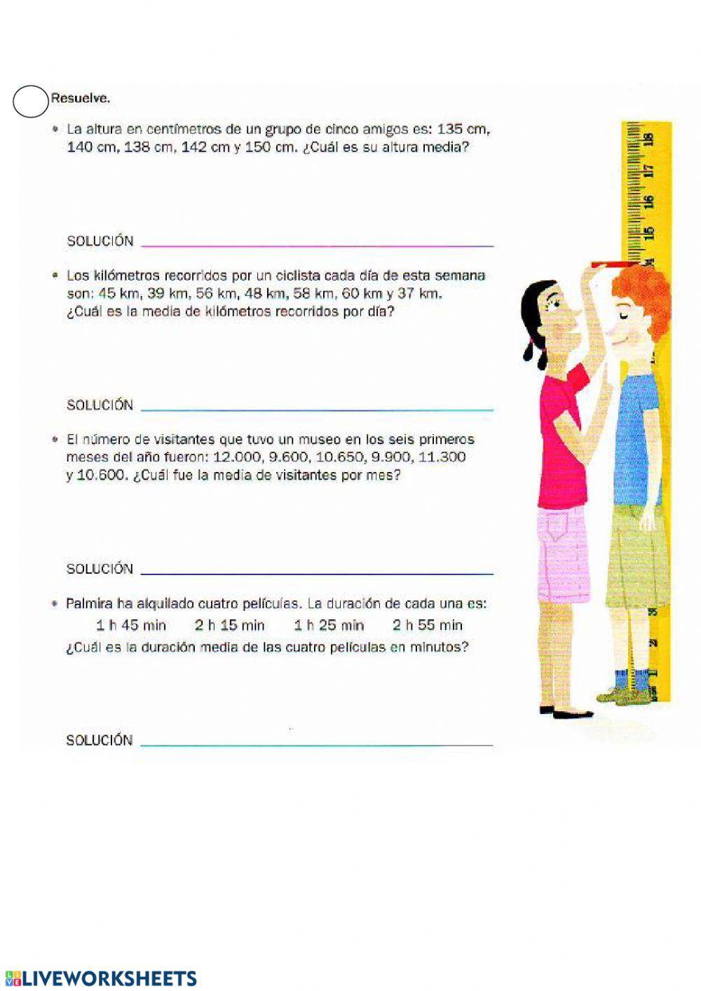 Probabilidad, media y moda