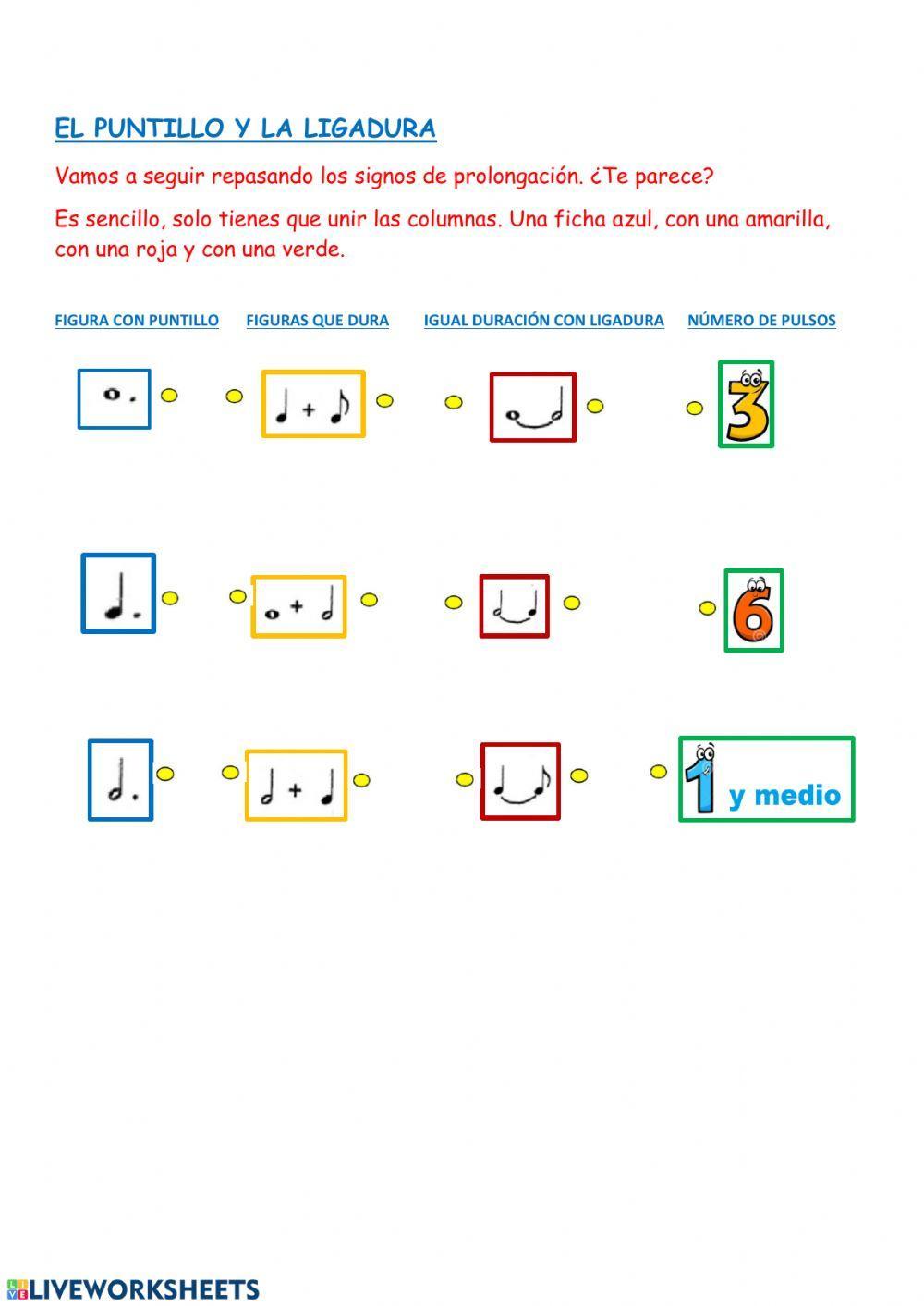 El puntillo y la ligadura