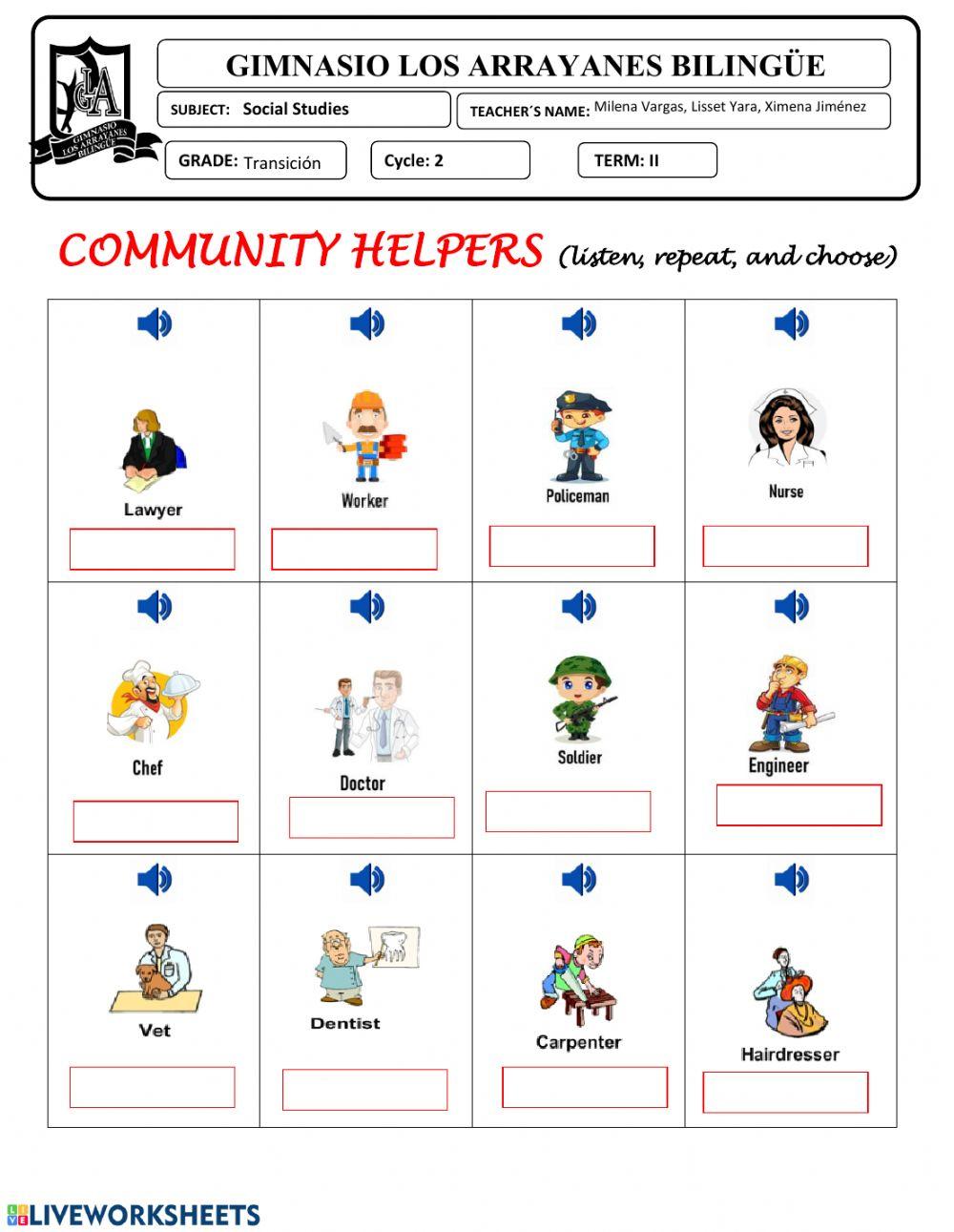 Community helpers
