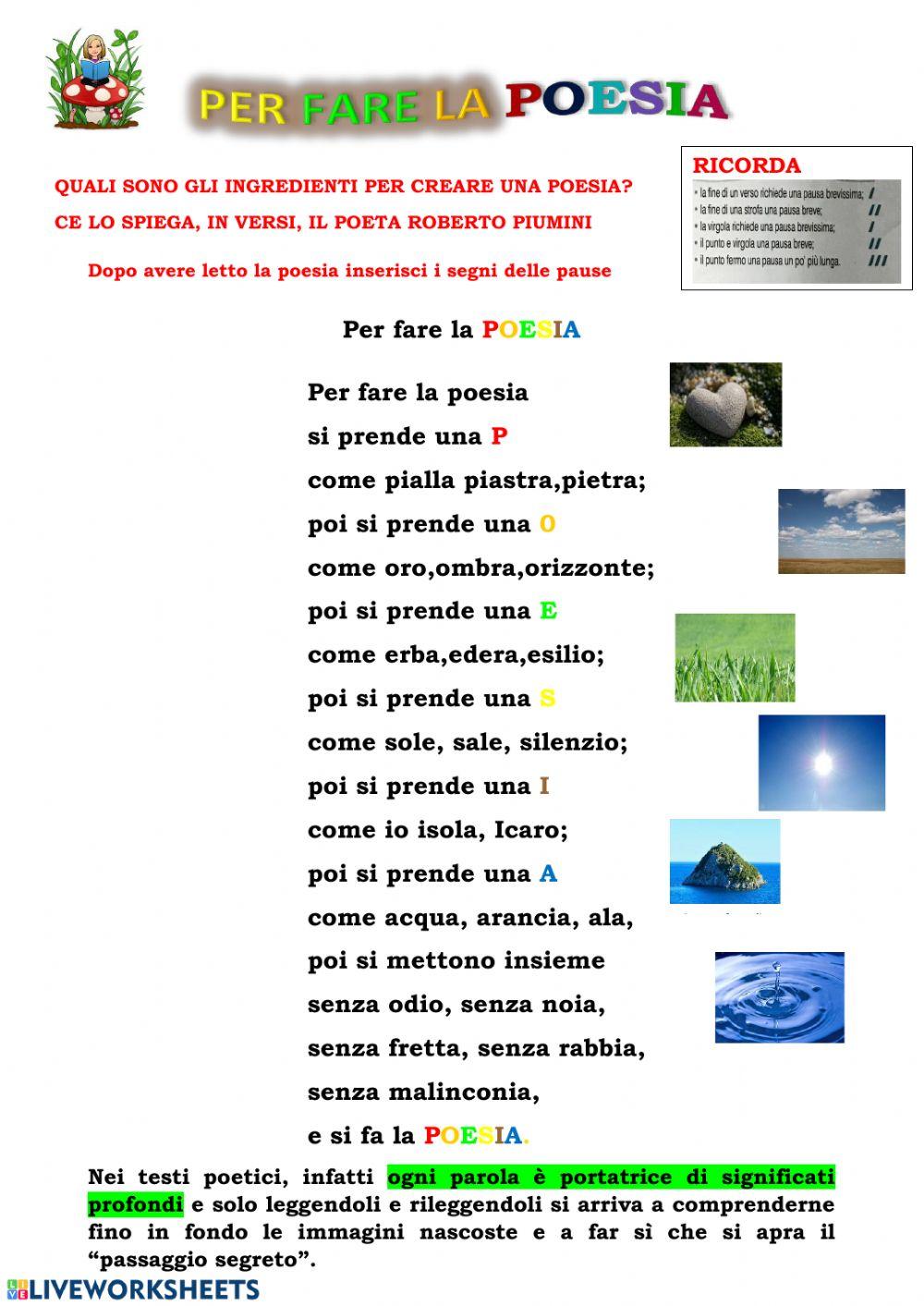 Il testo poetico