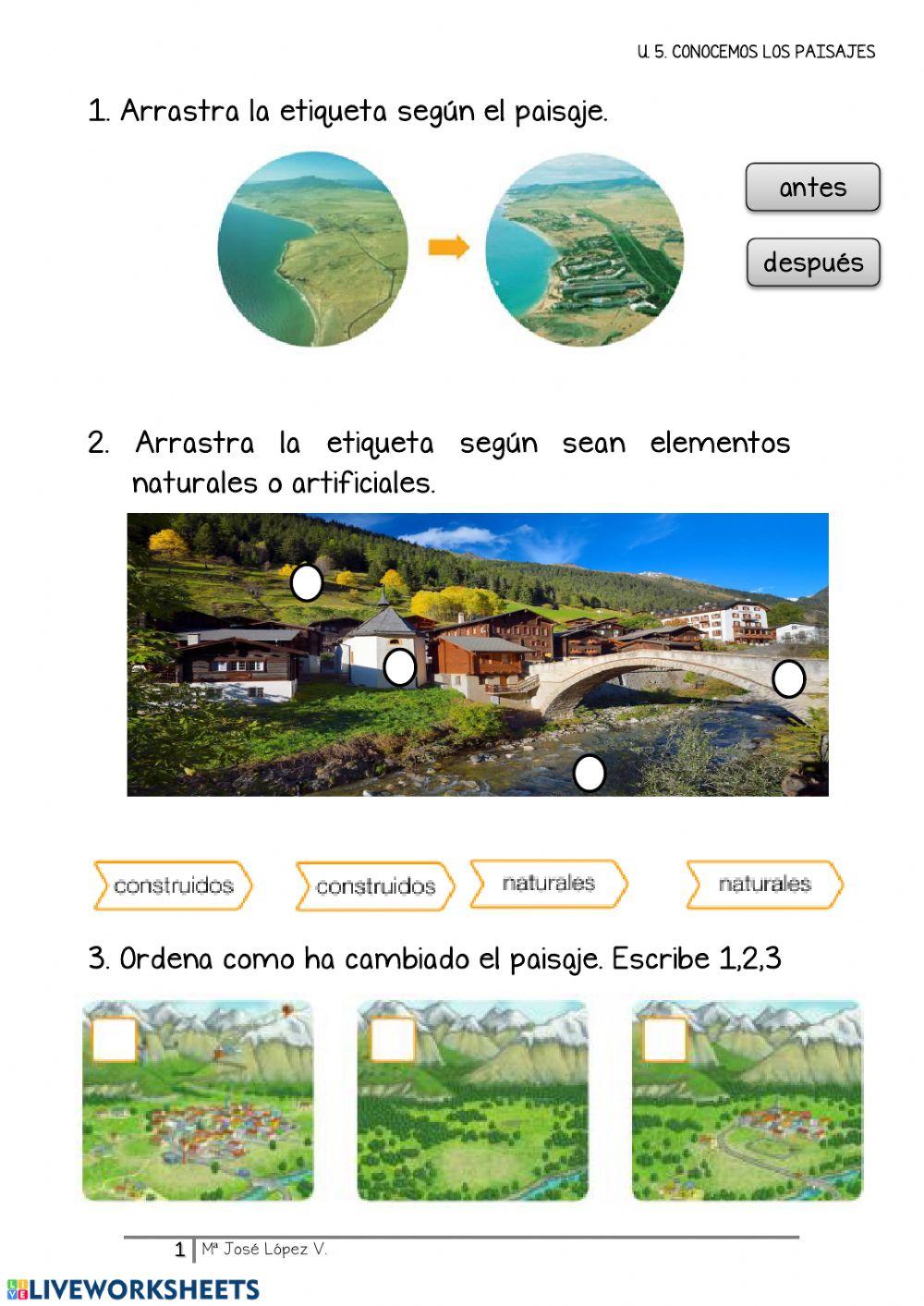 Conocemos los paisajes