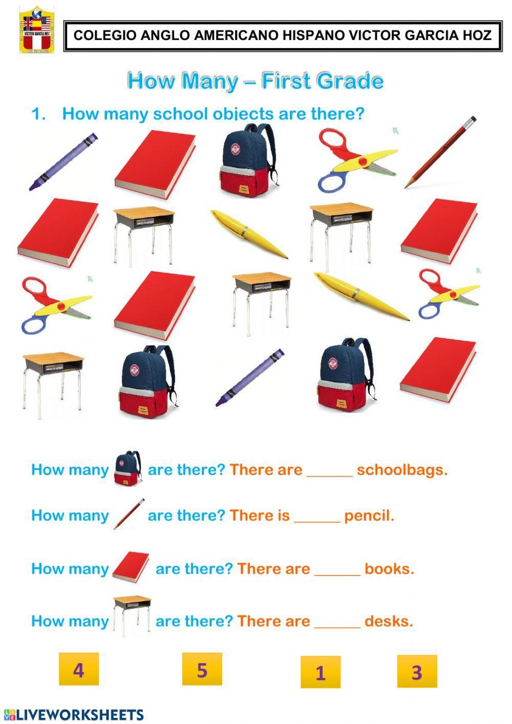 How many - First grade