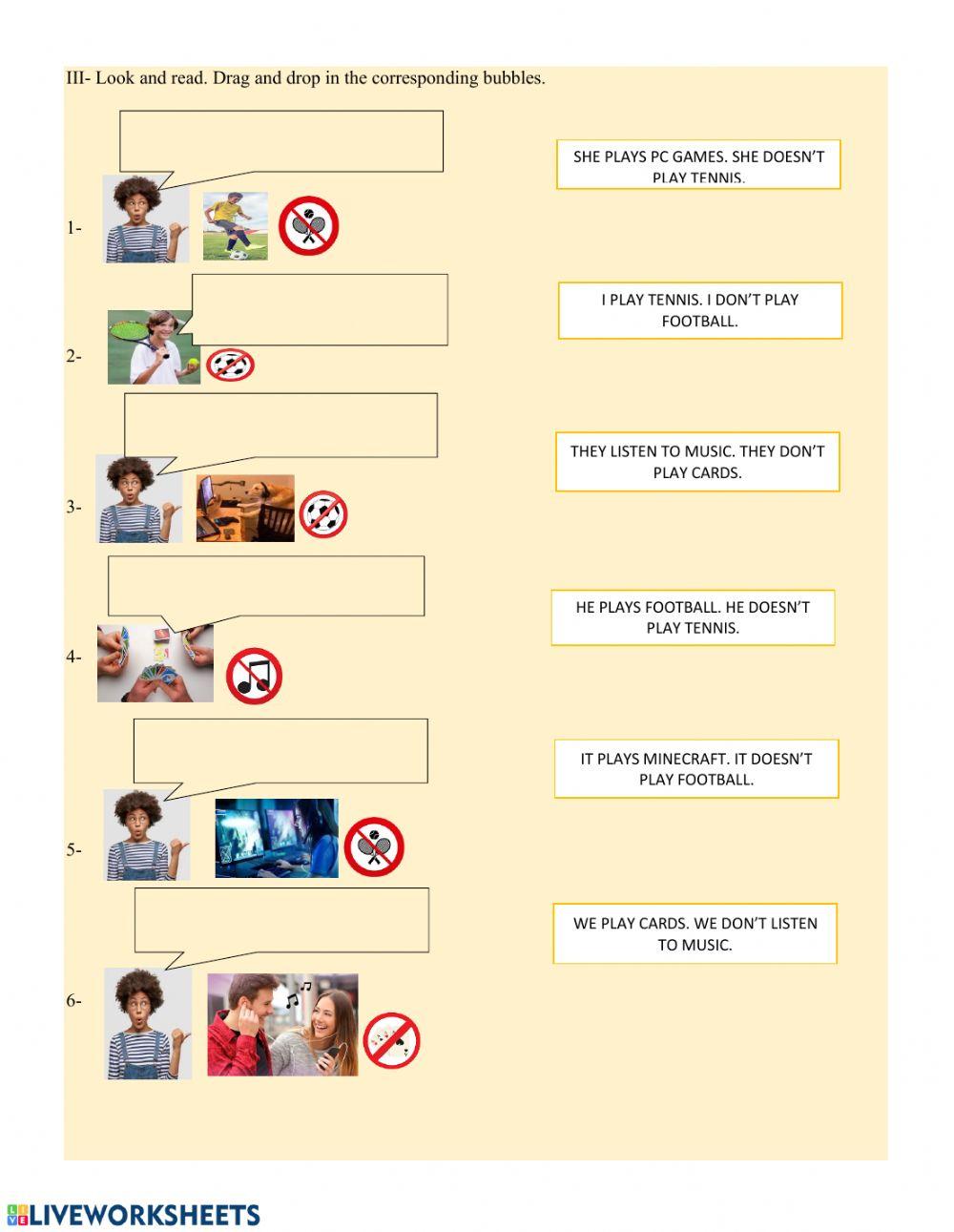 Free-time activities