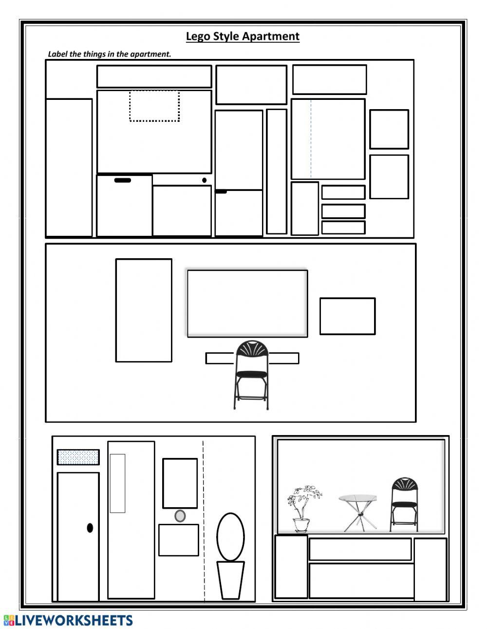 Housing -- Lego Style Apartment